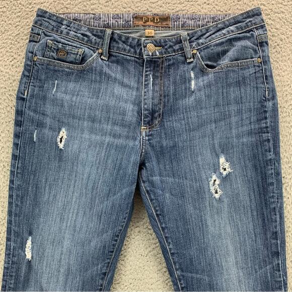 PPD Paige Premium Denim Doheny Straight Leg Blue Men's Jeans - Size: 36 - Picture 2 of 14